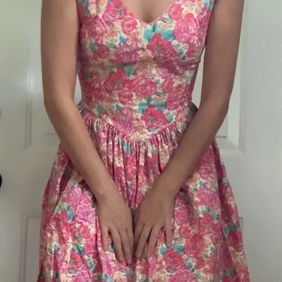 Vintage Laura Ashley Dress 8 - Picture 7 of 16